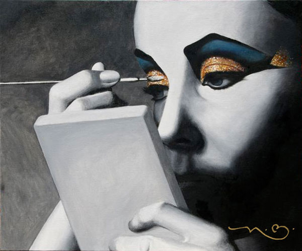 Painting by Nick Backes: In a Golden Eye, oil on canvas