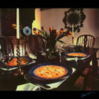 Table Setting Commissioned ceramic plate set.
