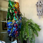 Marimba Large kiln formed glass sculpture titled Marimba