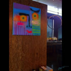 Mango Charlie "Mango Charlie" painting at the 501 Restaurant in Oklahoma City, OK