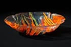 Orange Striped Bowl